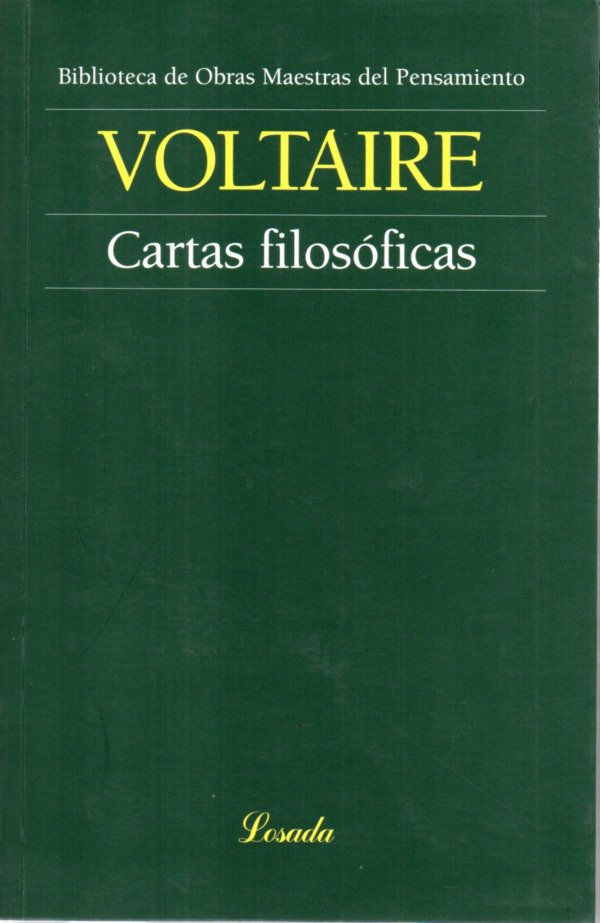 Producto - Voltaire - Cartas filosóficas (Losada)