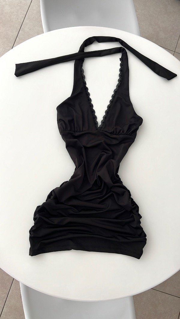 Producto - VESTIDO PUNTILLA FRUNCE