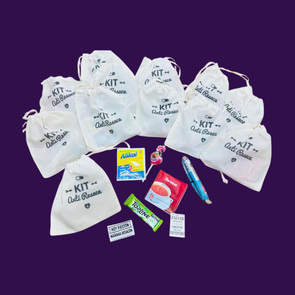 Producto - KIT ANTIRESACA CON 7 ARTICULOS (ELEGIR PACK)