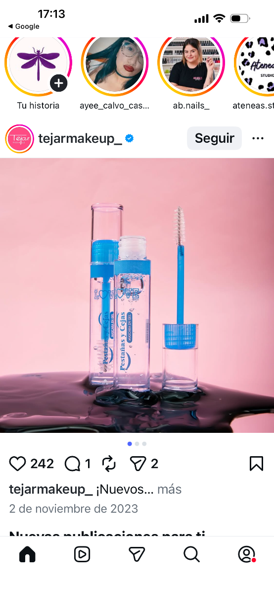 Producto - Máscara transparente para cejas y pestañas