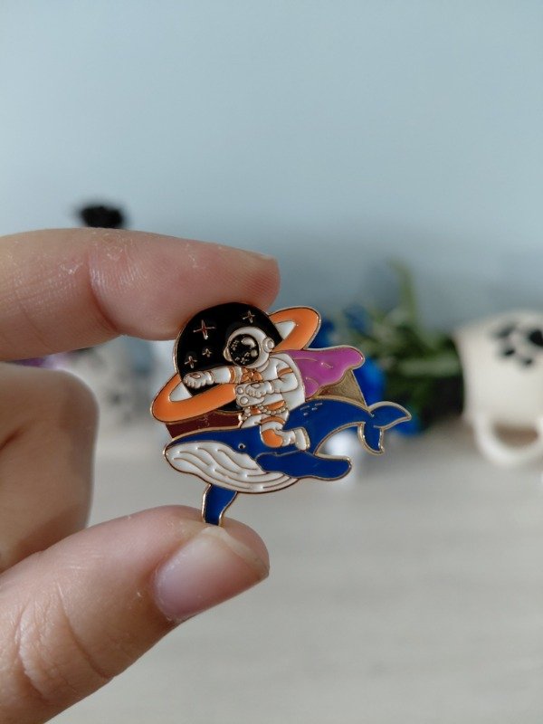 Producto - Pin metalizado - Astronauta #1544