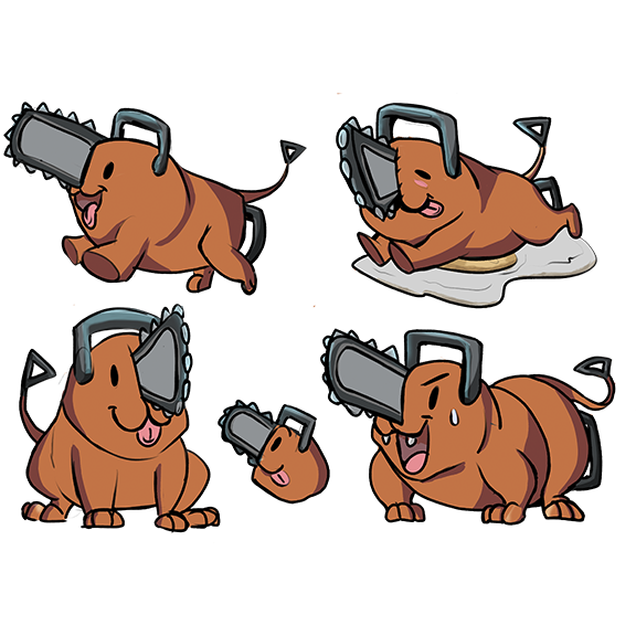 Producto - Sticker set Pochita