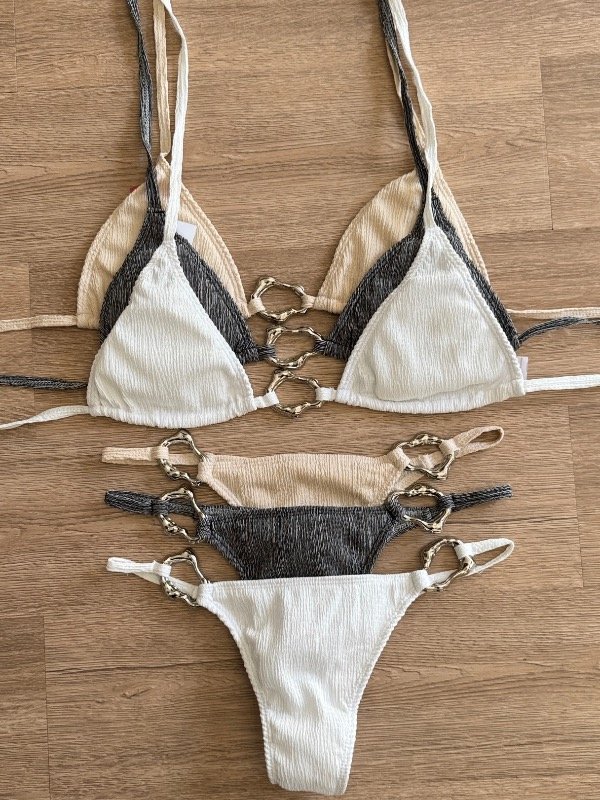 Producto - Bikini Texturada con aplique