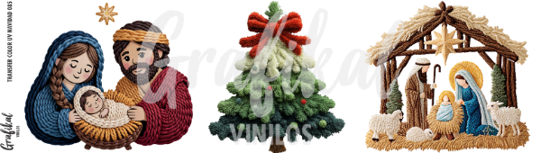 Producto - Transfer Color UV Navidad 085
