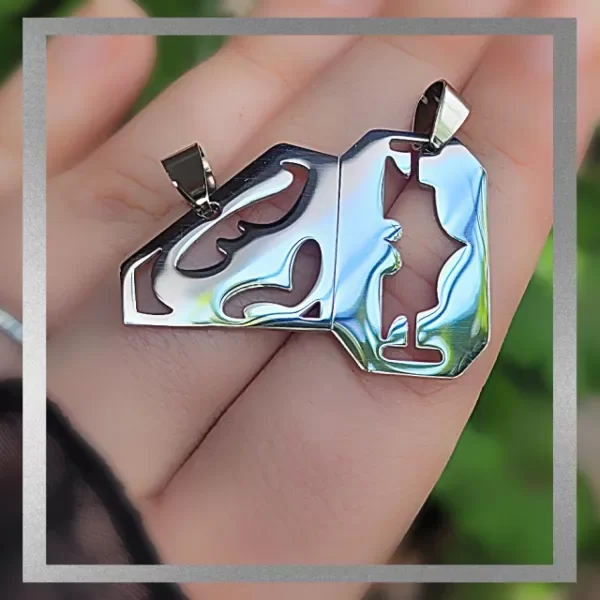 Producto - Dije compartir Batman/Superman