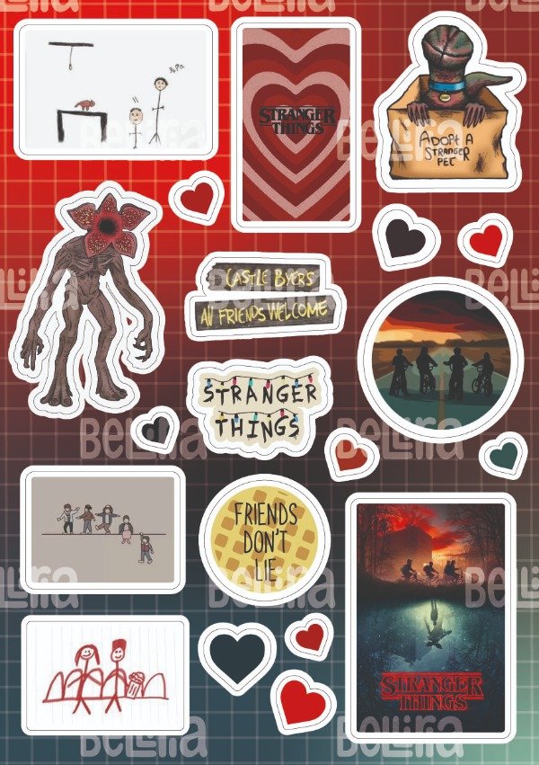 Producto - Plancha Stranger Things A5