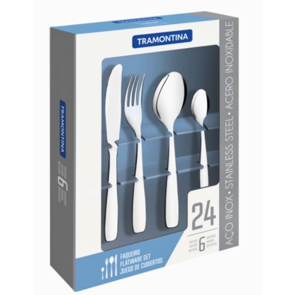 Producto - CUBIERTOS AMAZONA 24 PZAS. TRAMONTINA