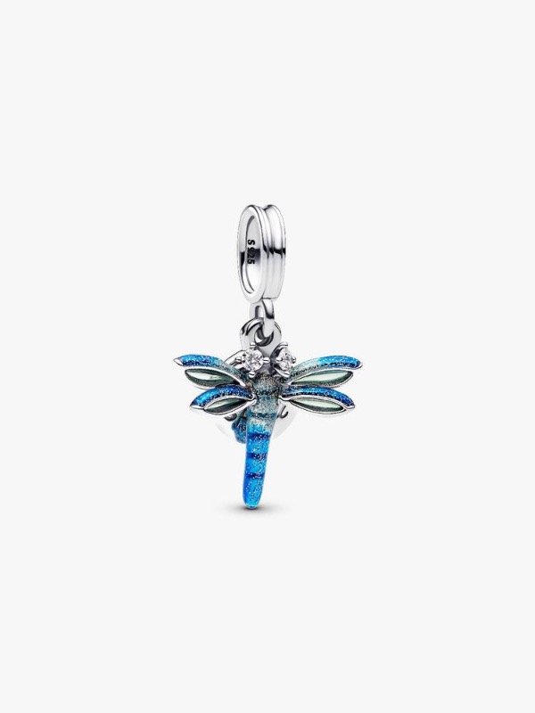 Producto - Dije Pandora Libélula Azul - 0