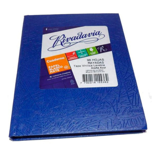 Producto - PACK X 10 CUADERNO RIVADAVIA N 1 98 HOJAS RAYADAS - 2