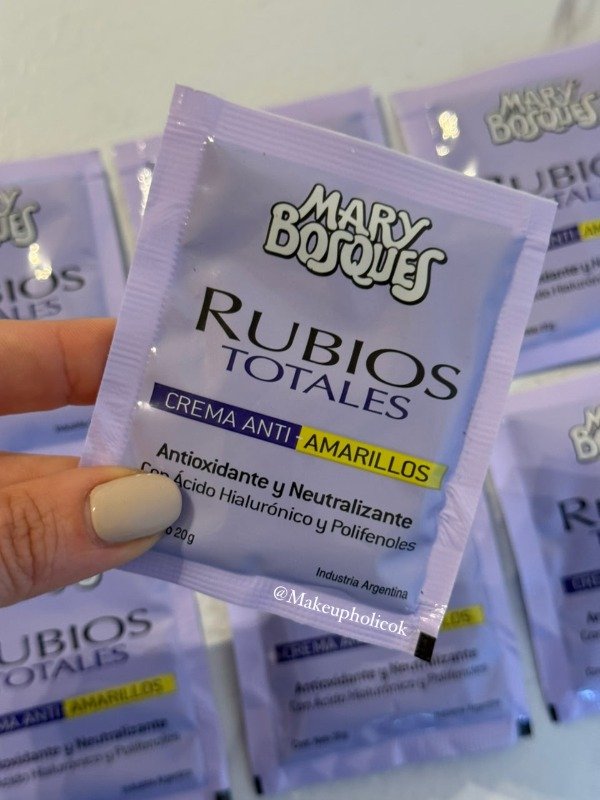 Producto - TRATAMIENTO CAPILAR - RUBIOS TOTALES - MARY BOSQUES