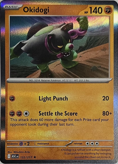 Producto - Okidogi (122/217) HOLO [Mega Evolution: Ascended Heroes]