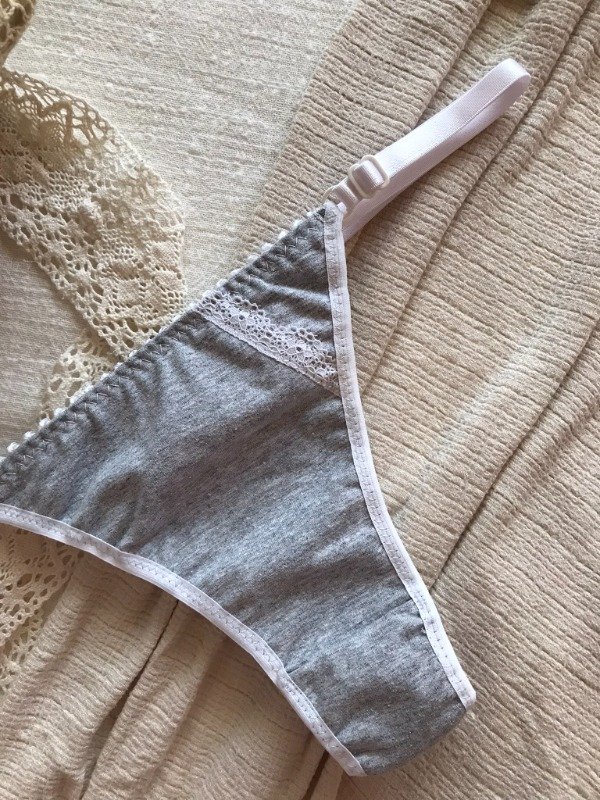 Producto - Regulable Daisy algodón gris melange