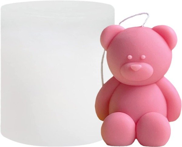 Producto - Molde Silicona Oso Vela Nuevo x1 Ideal P Velas (010E7)