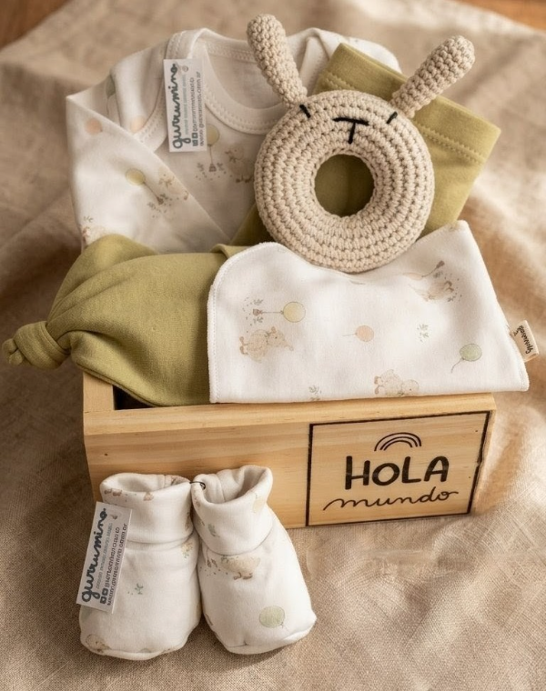 Producto - Baby Box HOLA MUNDO Globitos (6 piezas)
