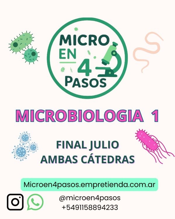 Producto - MICROBIOLOGIA 1 FINAL JULIO