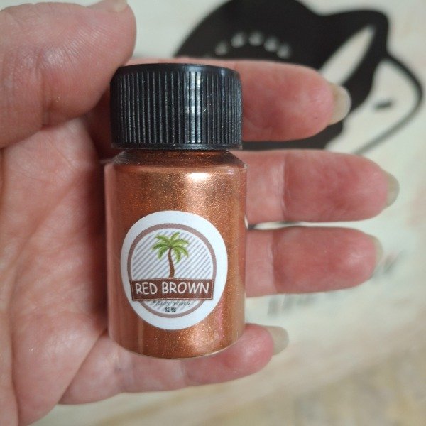 Producto - Mica  Red Brown pigmento en polvo metálico