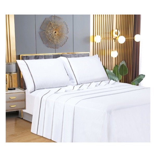 Producto - Juego de Sabana Lisa Premium King  size