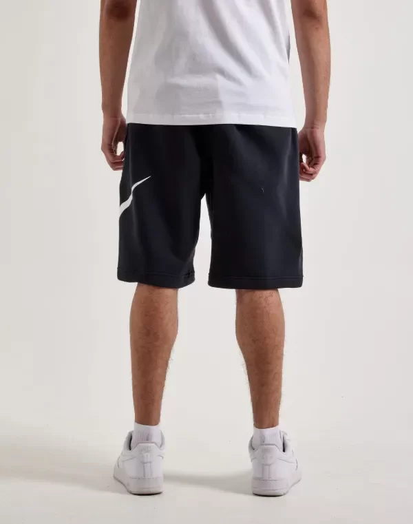 Producto - Nike Club Fleece Shorts Negro Pipa Blanca - 3