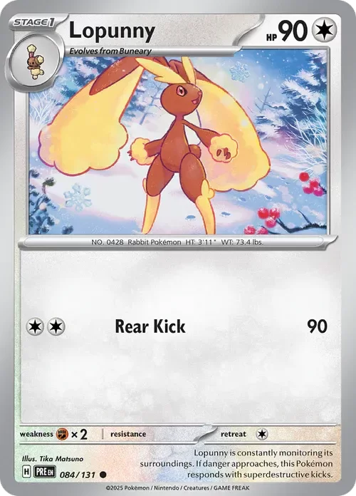 Producto - Lopunny - 084/131 - Prismatic Evolutions