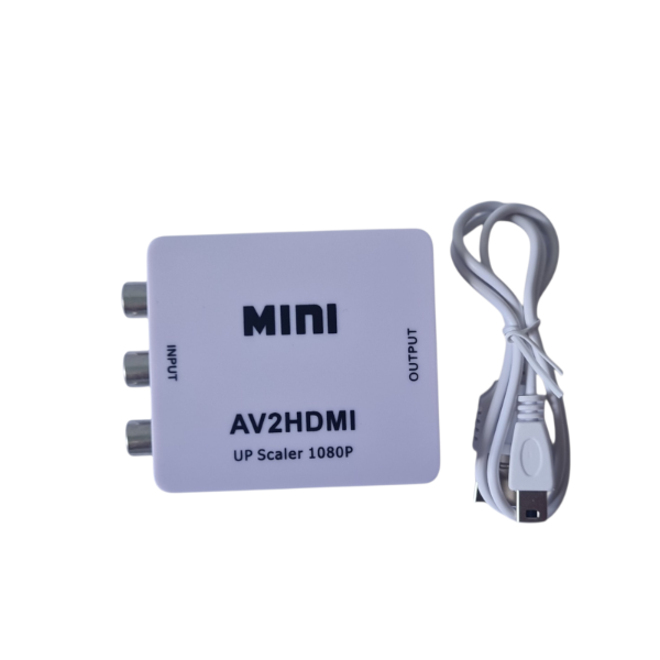 Producto - Conversor Mini AV RCA a HDMI - Full HD 1080p