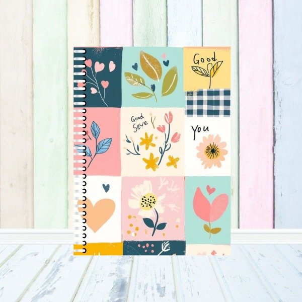 Producto - Agenda Perpetua Patchwork Floral