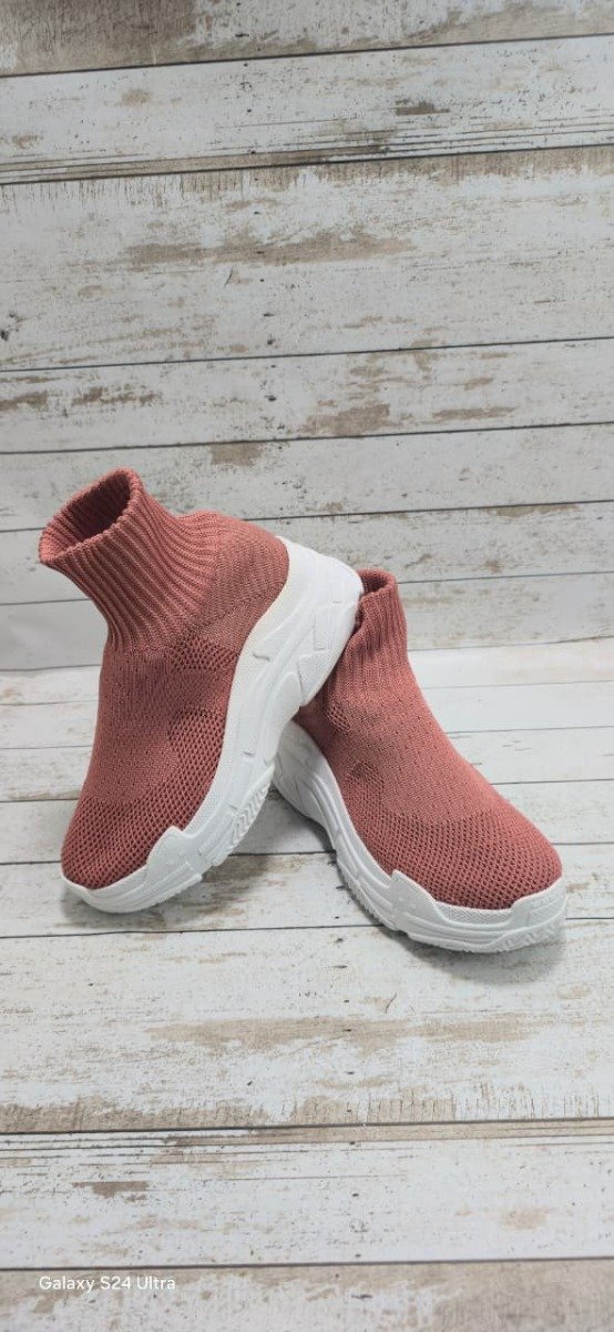 Producto - zapatilla botita media tejida rosa del 36 al 40 - 2