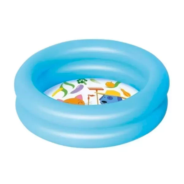 Producto - PILETA INFLABLE 2 AROS BESTWAY TRANSLUCIDA 51061 AZUL