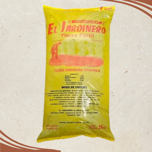 Producto - TIERRA NEGRA PREPARADA "EL JARDINERO" x 25 dm3