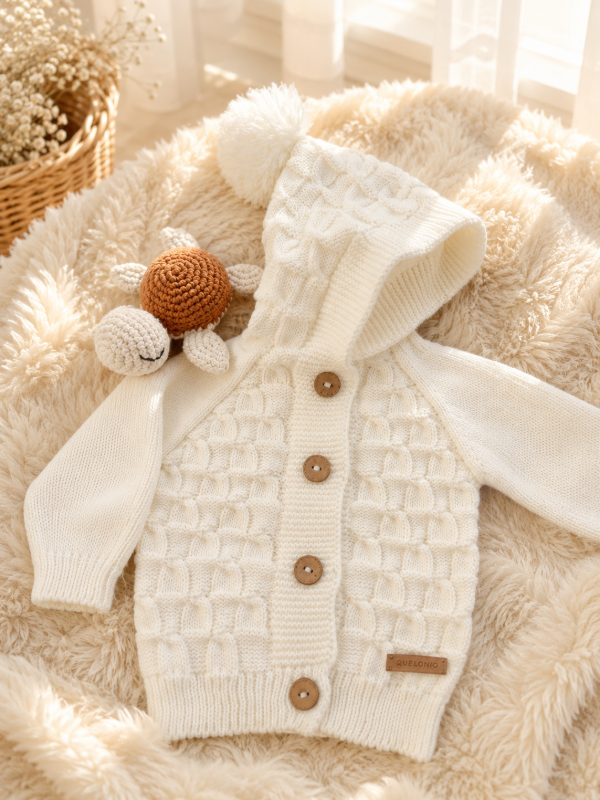 Producto - SACO CON CAPUCHA NATURAL