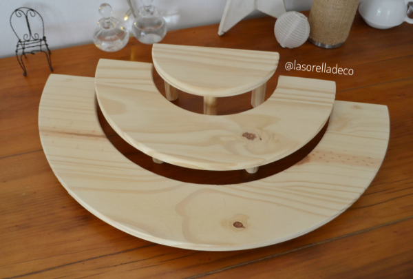 Producto - Set x 3 bases Semicirculares