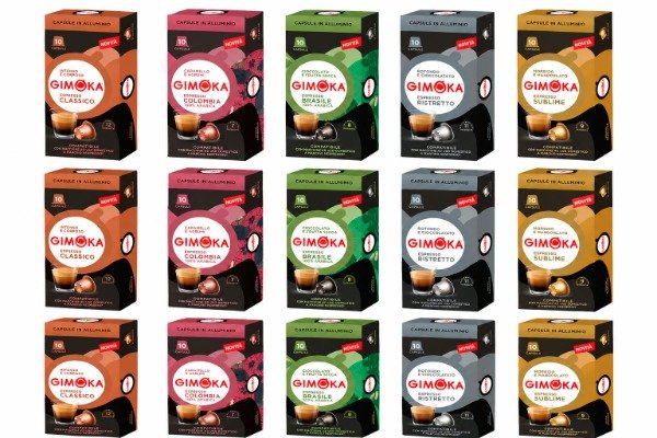 Producto - PACK POR 150 CAPSULAS GIMOKA NESPRESSO (15 cajas, sabores en la descripcion) - 0