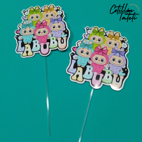 Producto - TOPPERS PERSONAJES - 2 UNIDADES