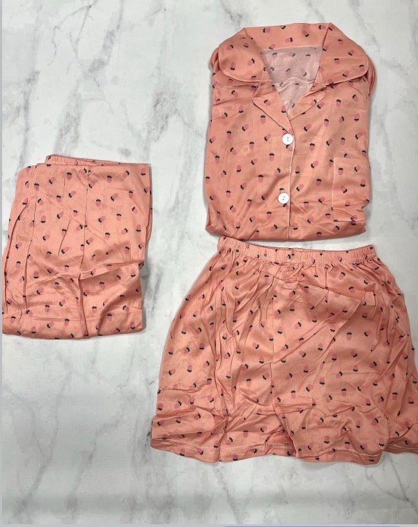 Producto - Pijama camisero 3 piezas