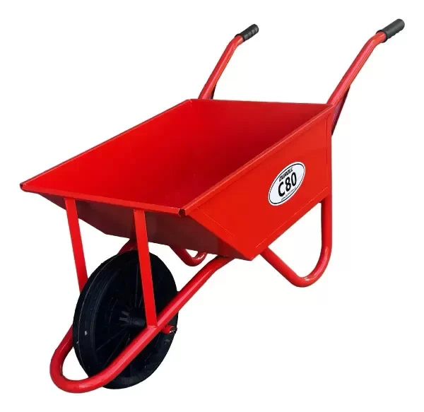 Producto - Carretilla de Chapa 80 Litros Rueda Neumática Duroll