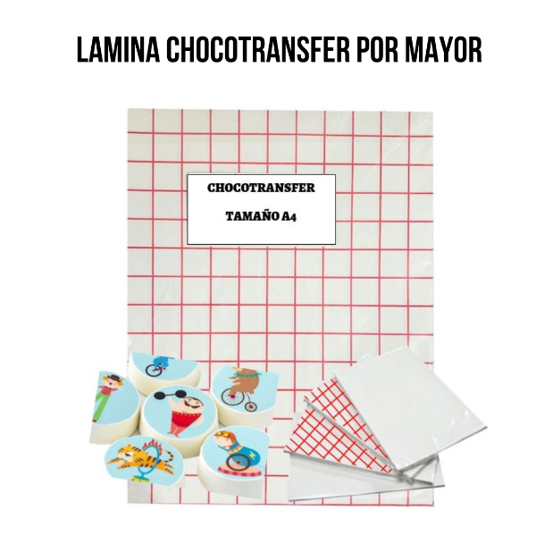 Producto - Lámina chocotransfer x MAYOR