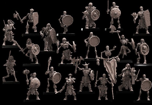 Producto - Pack de 20 Guerreros Esqueleto