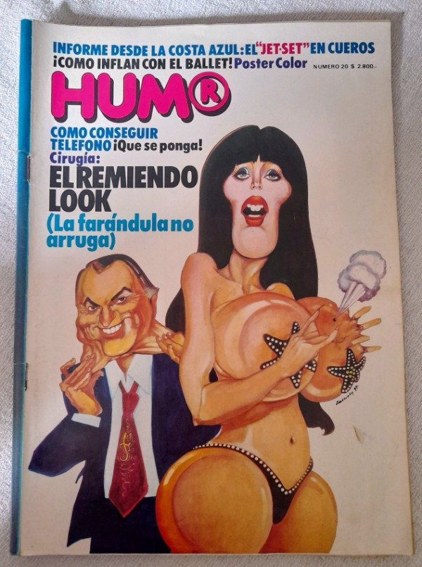 Producto - Revista Humor Registrado #20 - El Remiendo Look - Septiembre 1979