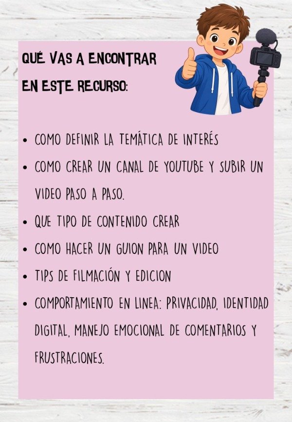 Producto - QUIERO SER YOUTUBER - 2