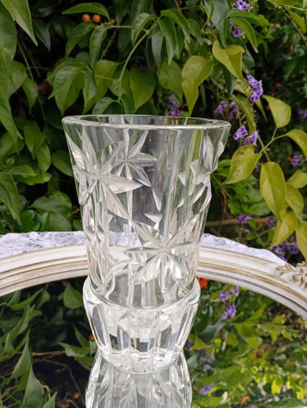 Producto - Florero de cristal tallado