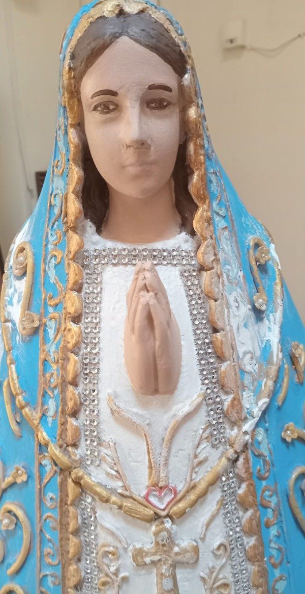 Producto - Restauración de piezas de yeso virgen de Luján