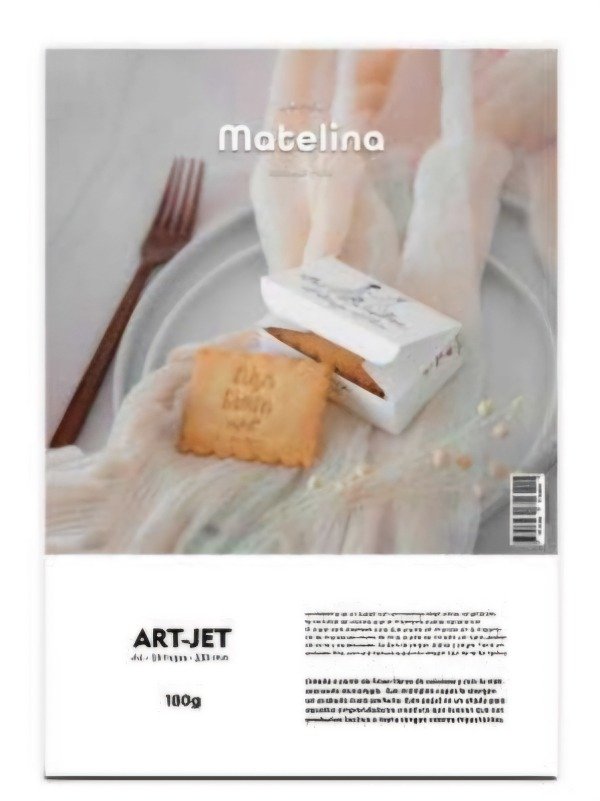 Producto - Papel Matelina 180 gr - 50 Hojas - Doble Faz - A4