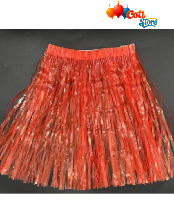 Producto - Tutú Hawaiana Fluor 60x40cm Naranja