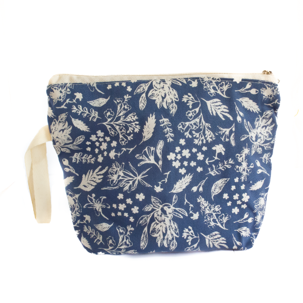 Producto - Neceser Impermeable - Flora argentina azul