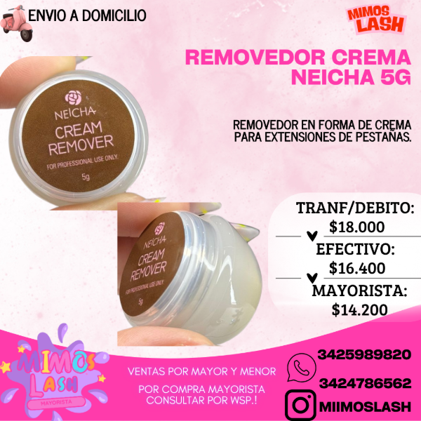 Producto - REMOVEDOR CREMA NEICHA 5G
