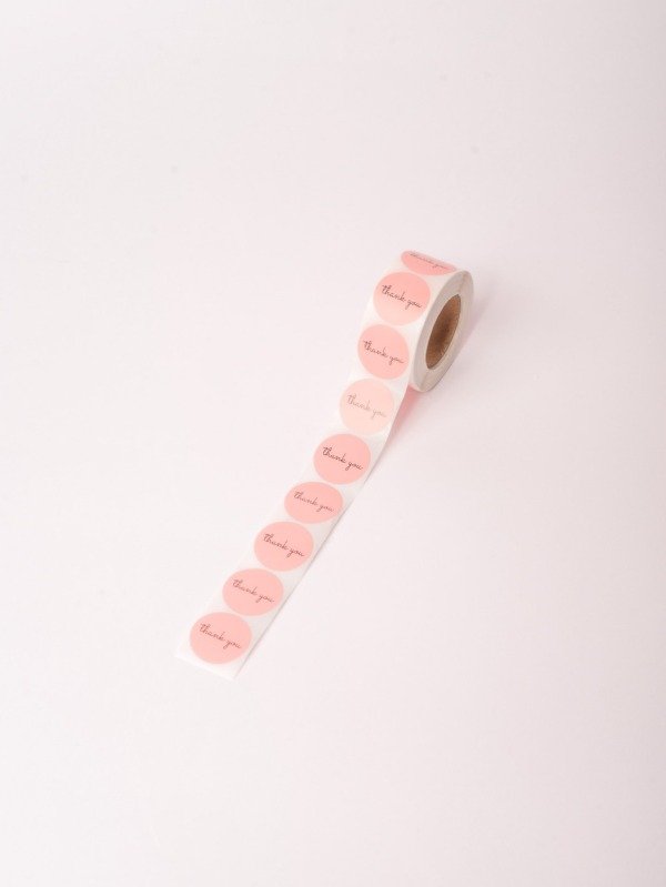 Producto - Pegatina Thank You en rollo