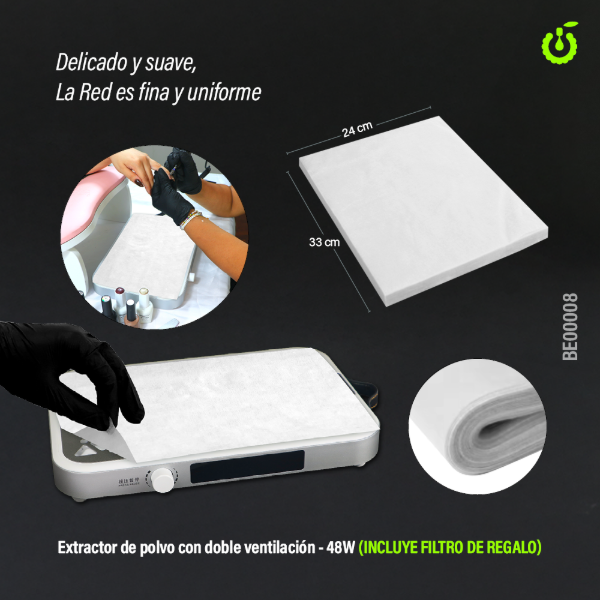 Producto - Filtro de algodón para extractor x30pcs