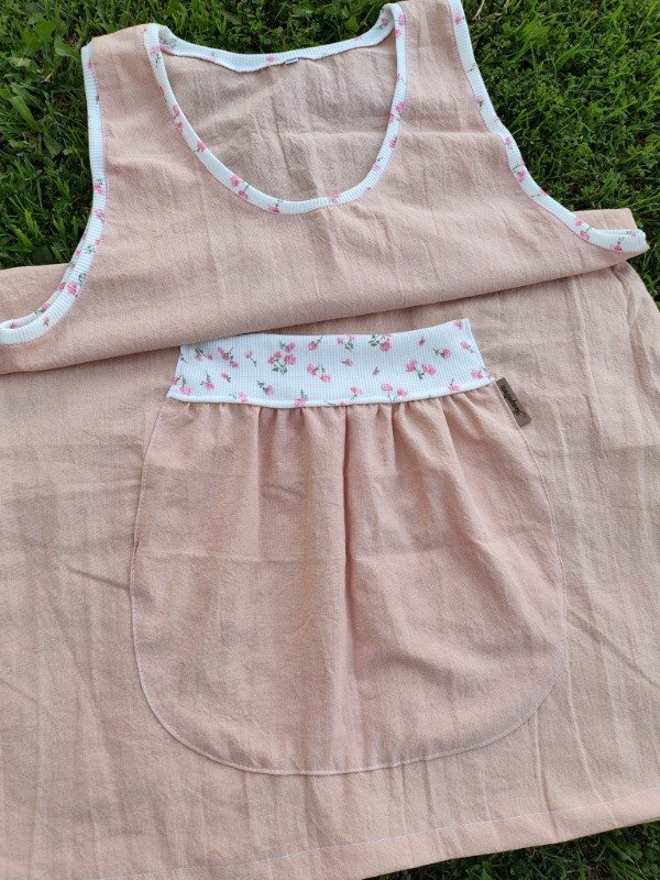 Producto - Delantal paisanito rosa viejo combinado