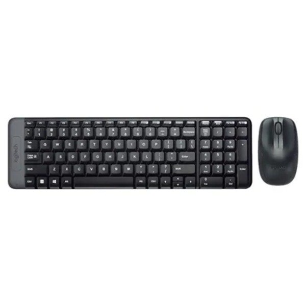 Producto - Logitech Kit y Teclado MK220 - Espanhol - Negro