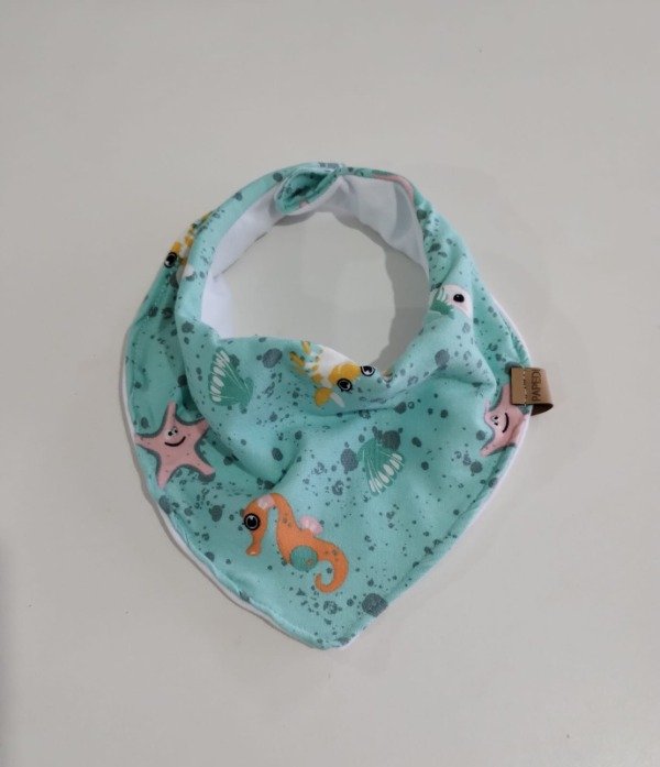 Producto - Babero Océano reversible