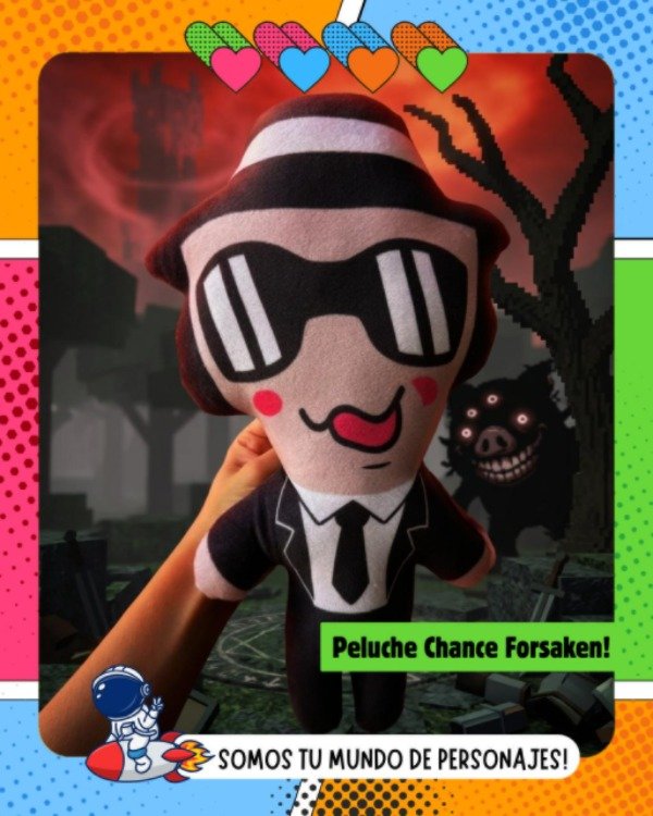 Producto - Peluche de Chance Forsaken (Roblox)